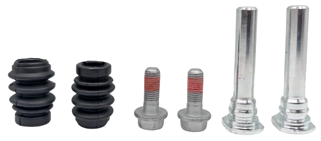 Kit de Tornillos y Guías de Caliper Chevrolet Optra / Aveo (6 Pzas. - 1 Rda. Del)
