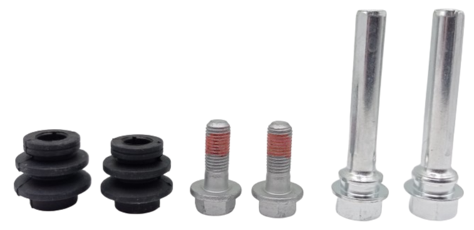 Kit de Tornillos y Guías de Caliper Toyota Yaris 99/05 (6 Pzas. - 1 Rda. Del)