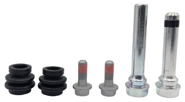 Kit de Tornillos y Guías de Caliper Toyota Yaris 06/12 (7 Pzas. - 1 Rda. Del)