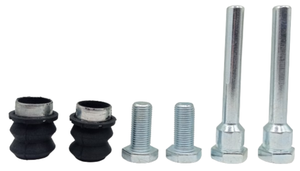 Kit de Tornillos y Guías de Caliper Chevrolet Silverado / Tahoe / Avalanche (6 Pzas. - 1 Rda. Del)